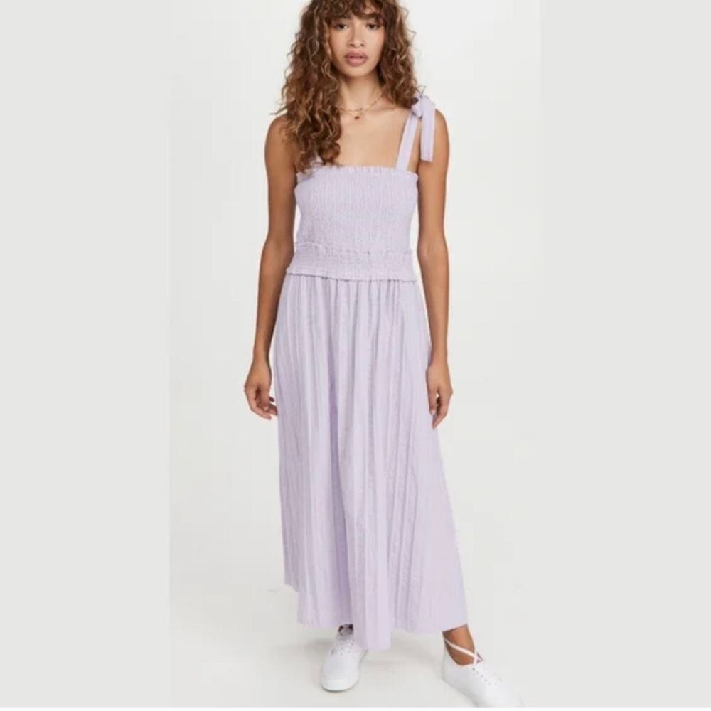 Revolve Lost + Wander Angel in Disquise Purple Maxi Dress Women XS Smocked Flowy